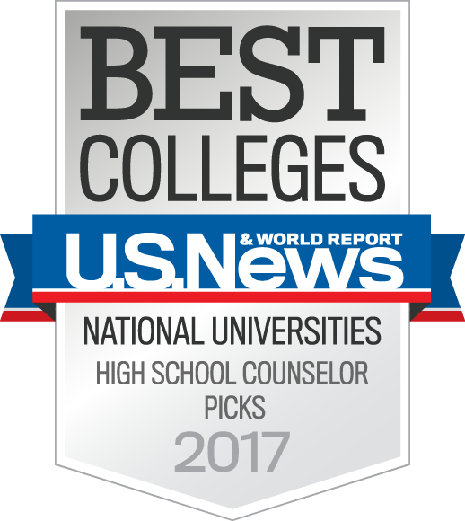 US News & World Report Best Colleges National Universities High School Counselor Picks 2017