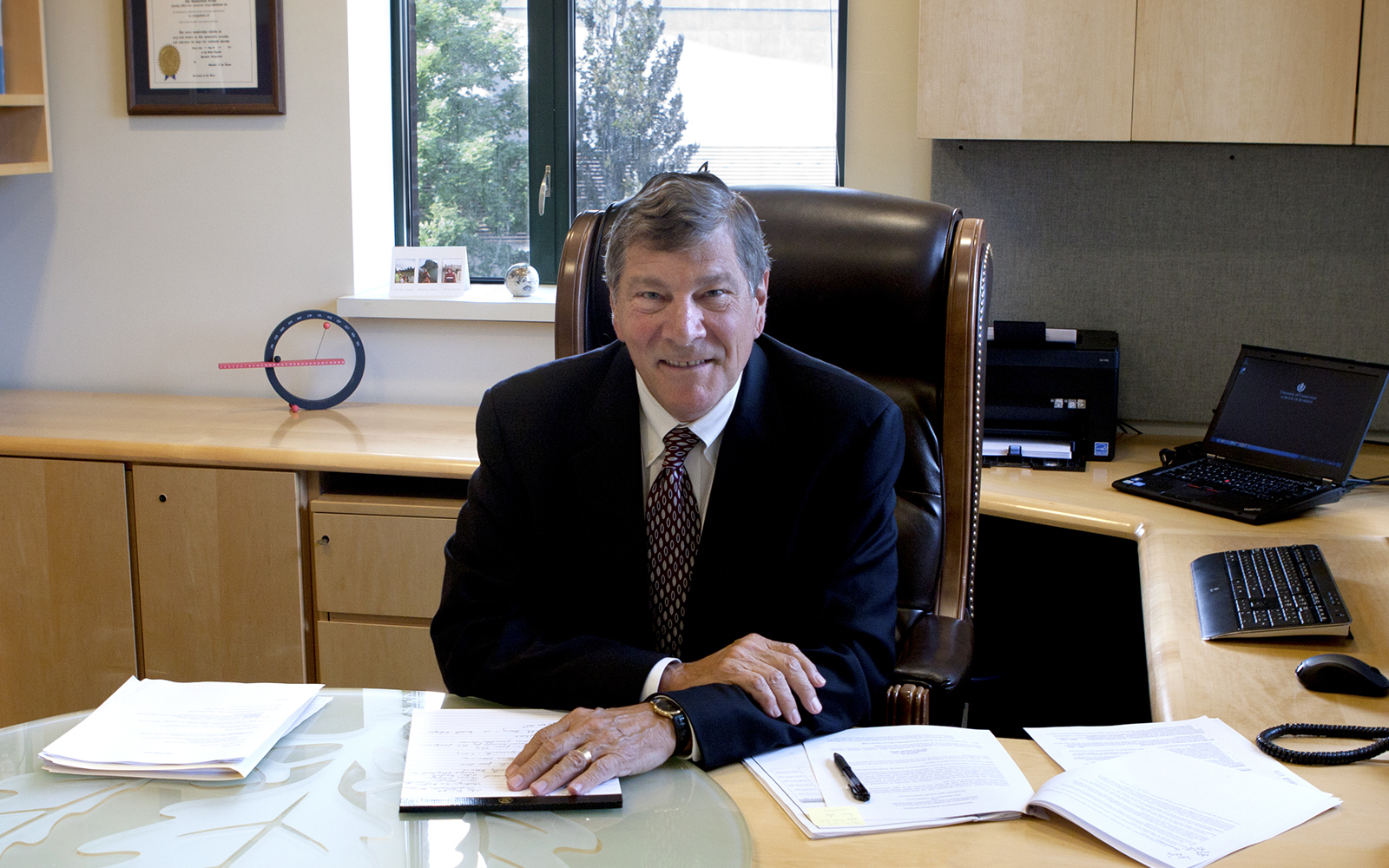 UConn School of Business Dean John A. Elliott (Marie LeBlanc/UConn School of Business)