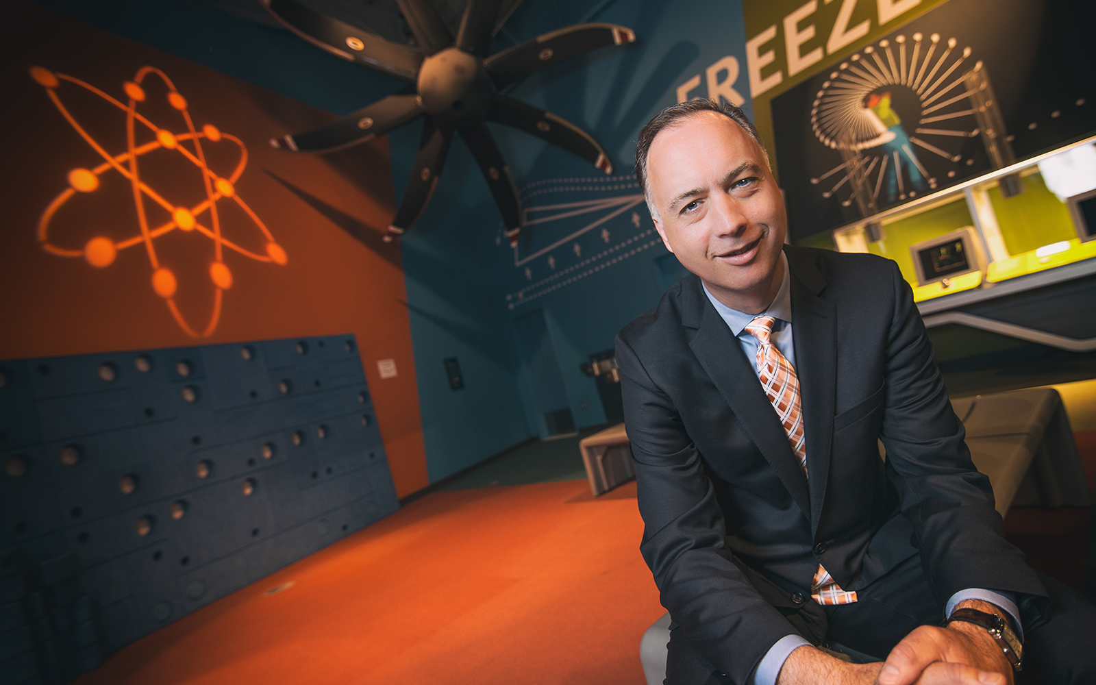 Matt Fleury '07 EMBA, Connecticut Science Center CEO and chairman, Connecticut Board of Regents for Higher Education. (Nathan Oldham/UConn School of Business)