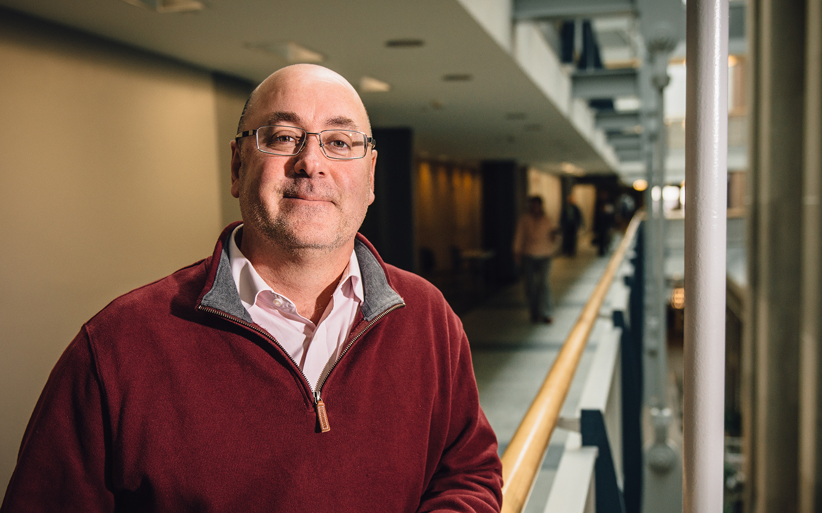 School of Business alumnus Joseph Briody '86, UConn's associate director for leadership development. (Nathan Oldham/UConn School of Business)