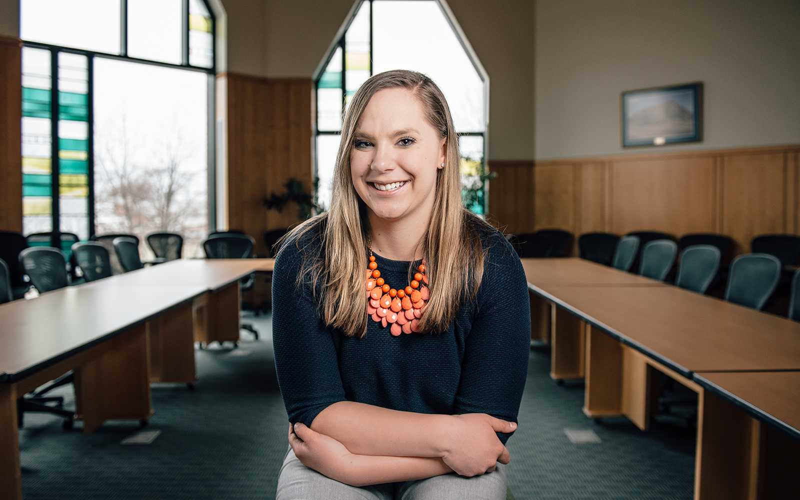 Ashley Kalinauskas, '14 (BUS). (Nathan Oldham/UConn School of Business)