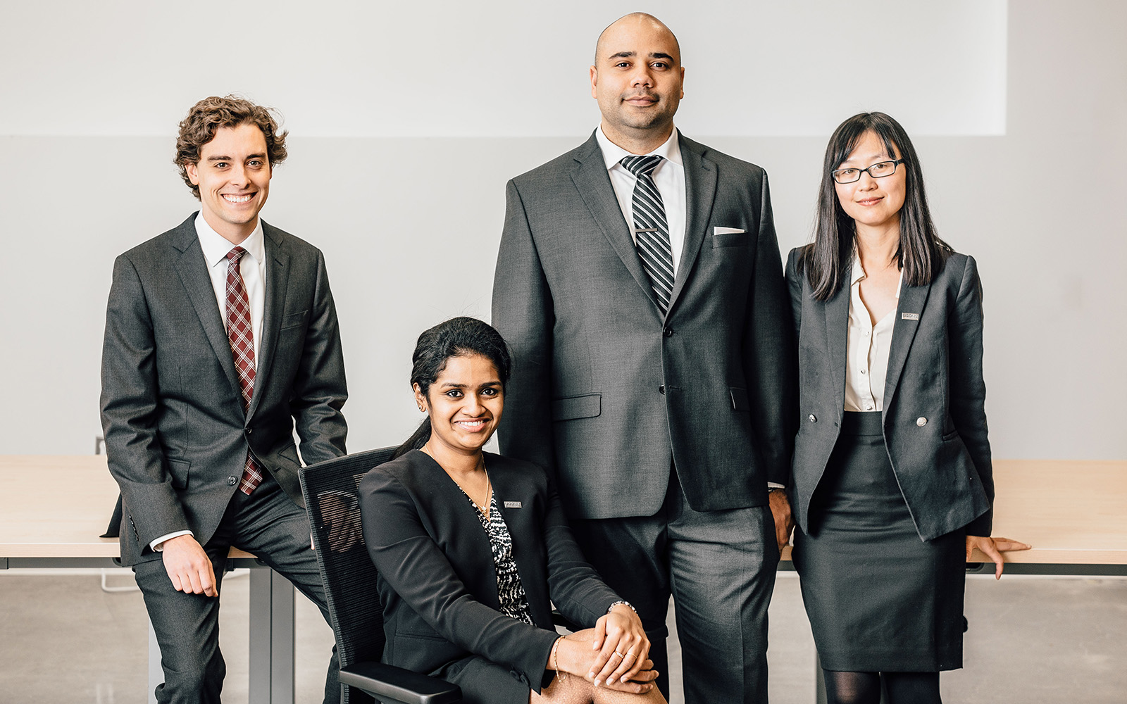 MBA Case Competition First-Place Team (Nathan Oldham/UConn School of Business)