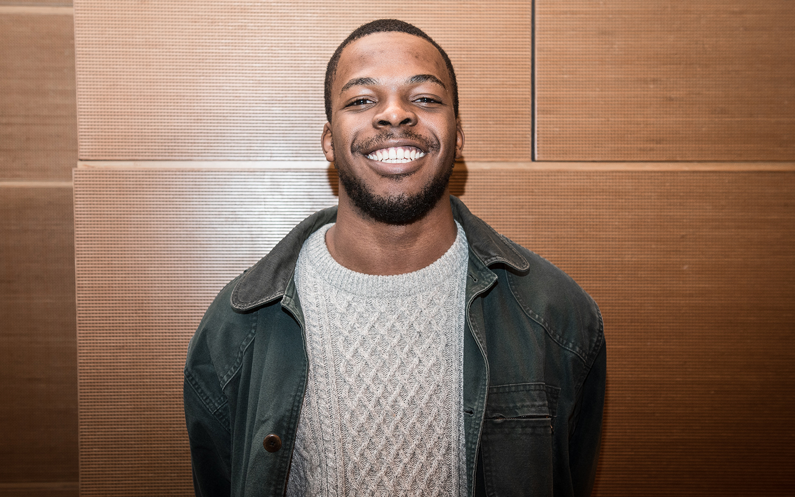 Frank Amaefuna, pictured, wants to create a business to provide concussion protocol for high school students. (Devin Basdekian/UConn School of Business)