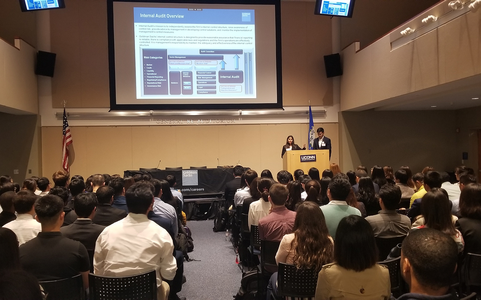 Goldman Sachs Events Draw 0 Students In Stamford School Of Business