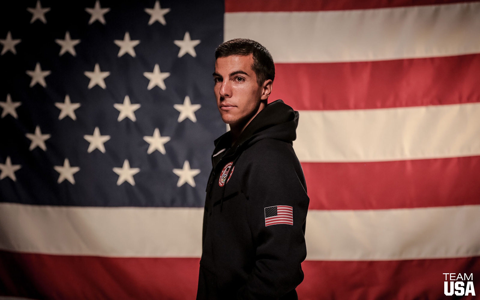 Donn Cabral's professional running career has taken him around the world and provided some unique opportunities – including translating something for celebrity gymnast Simone Biles in Rio de Janeiro. (U.S. Olympics Photo)