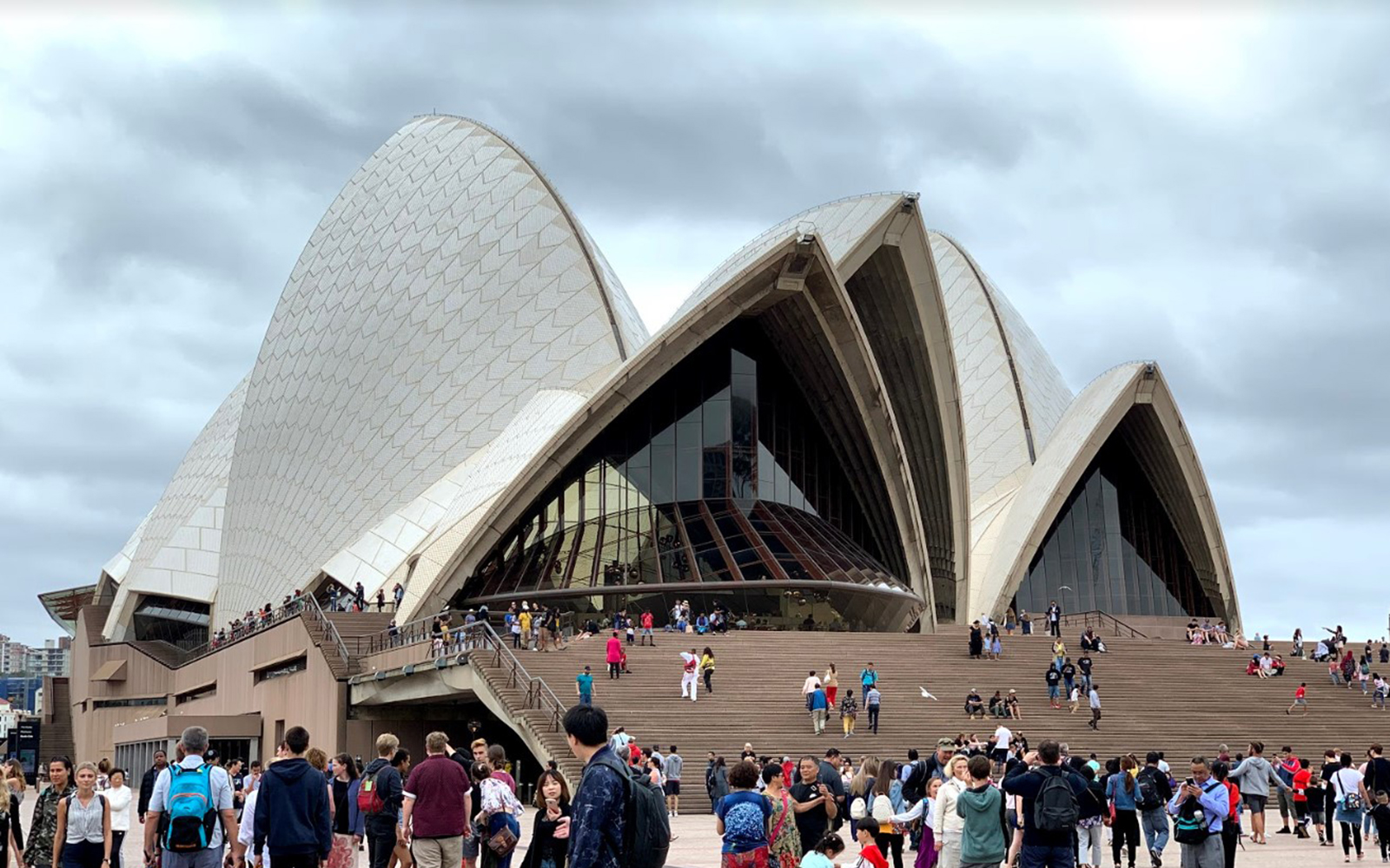 The Sydney Opera House, up close (Victoria Myers/UConn School of Business)