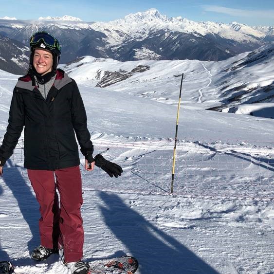Skiiing in the alps