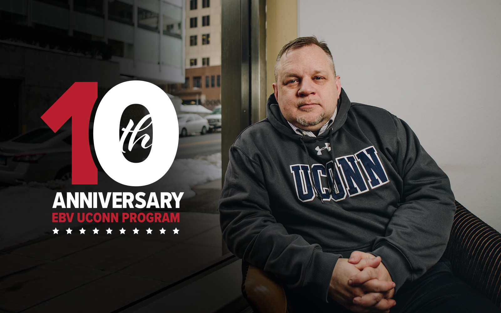 EBV Director Michael Zacchea (pictured above) reflects upon the ten year anniversary of the program (Nathan Oldham / UConn School of Business)