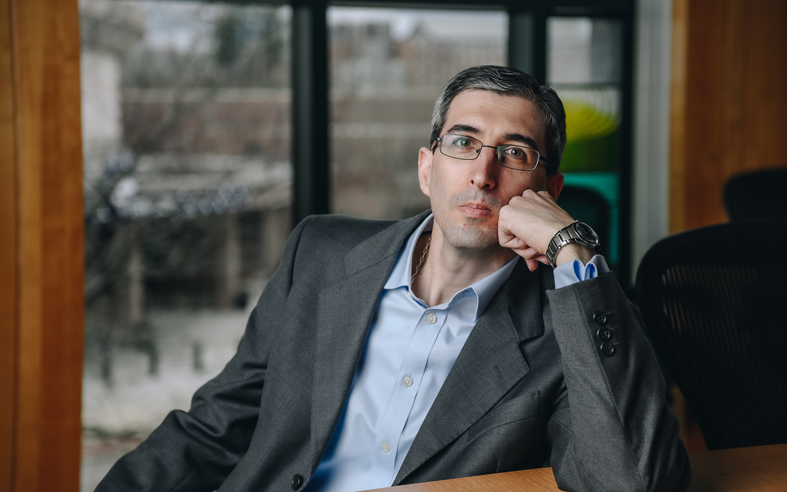 Jose Vicente Martinez, assistant professor of finance. (Nathan Oldham / UConn School of Business)