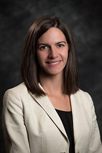 Assistant professor of marketing Kelly Herd (Nathan Oldham / UConn School of Business)