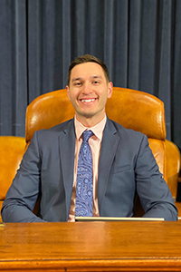 Isaac Feldstein, former UConn outfielder and now financial adviser for Morgan Stanley (Contributed Photo)