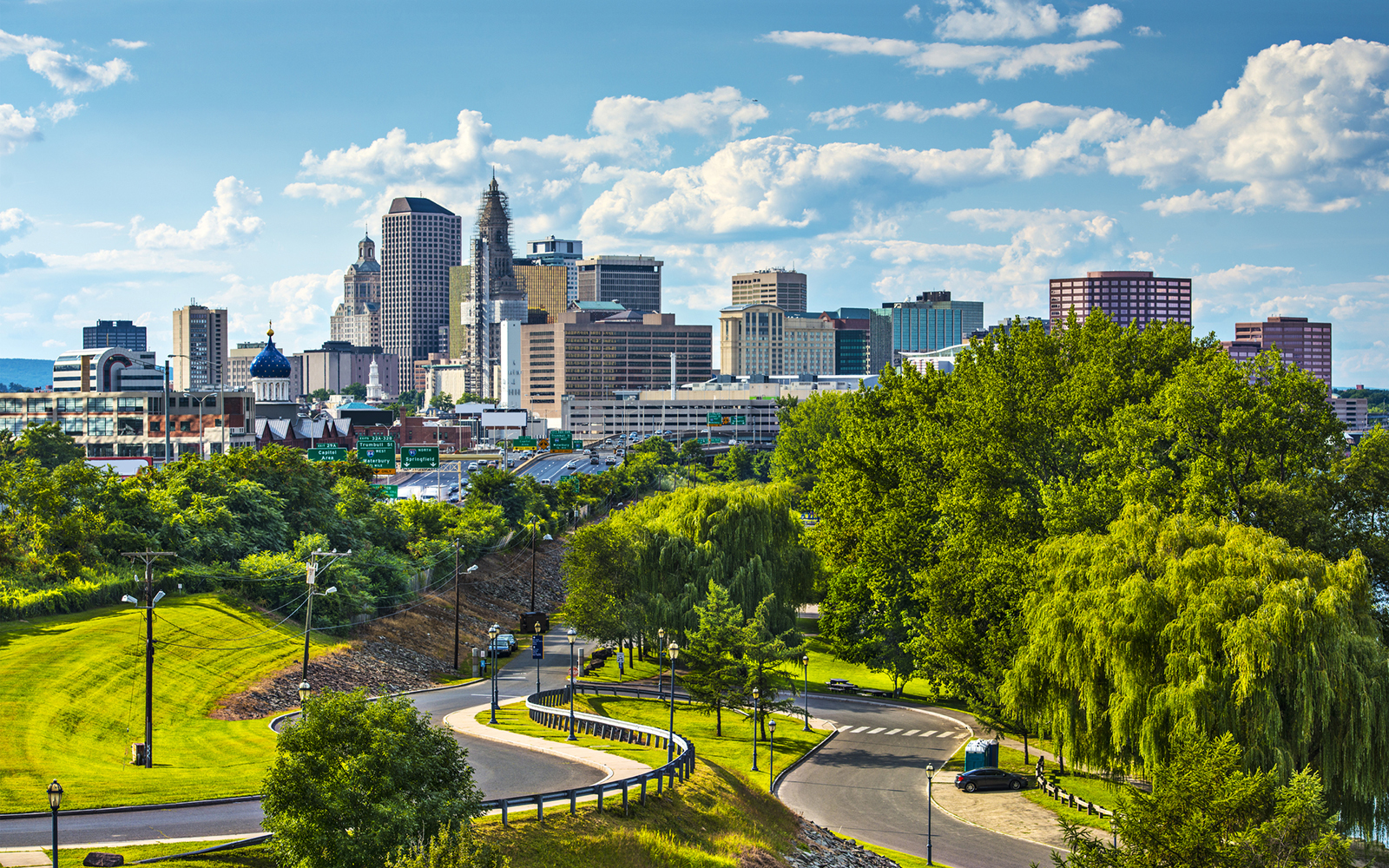 Hartford, Connecticut, USA downtown cityscape