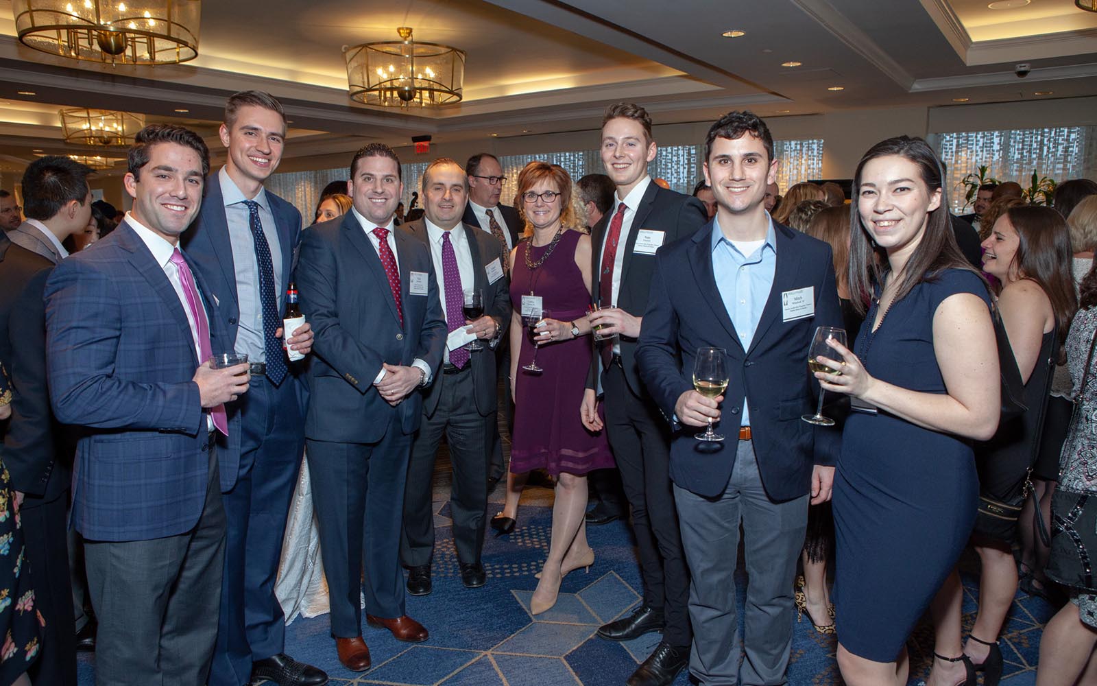 A group of celebrants during the in-person Hall of Fame Celebration in 2019 (Tom Hurlbut)